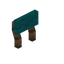 Cyan Kapok Raised Seat Back