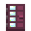 Tile Windowed Crimson Door