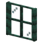 Dark Prismarine Four Pane Window