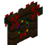 Dark Oak Fence Gate with Multi Lit Wreath