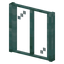 Rectangle Prismarine Window