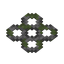 Mossy Cobblestone Honeycomb Paving
