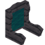 Cyan Archwood Fancy Seat Back