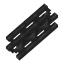 Hollow Steel Oblique Beam