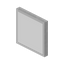 Clear White Stained Glass Pane