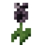 Glimmering Black Flower