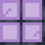 Purple Stained Barred Glass Pane