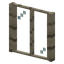 Rectangle Fir Planks Window
