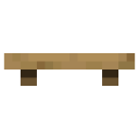 Oak Shelf - FRONT