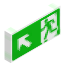 Exit Sign (left up)