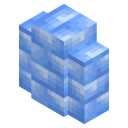 Blue Ice Brick Wall